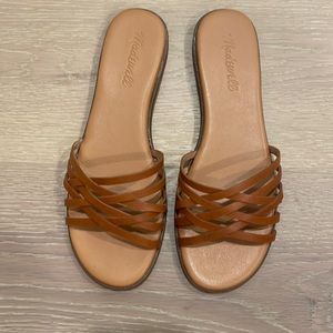 New Madewell Crisscross Slide Sandals